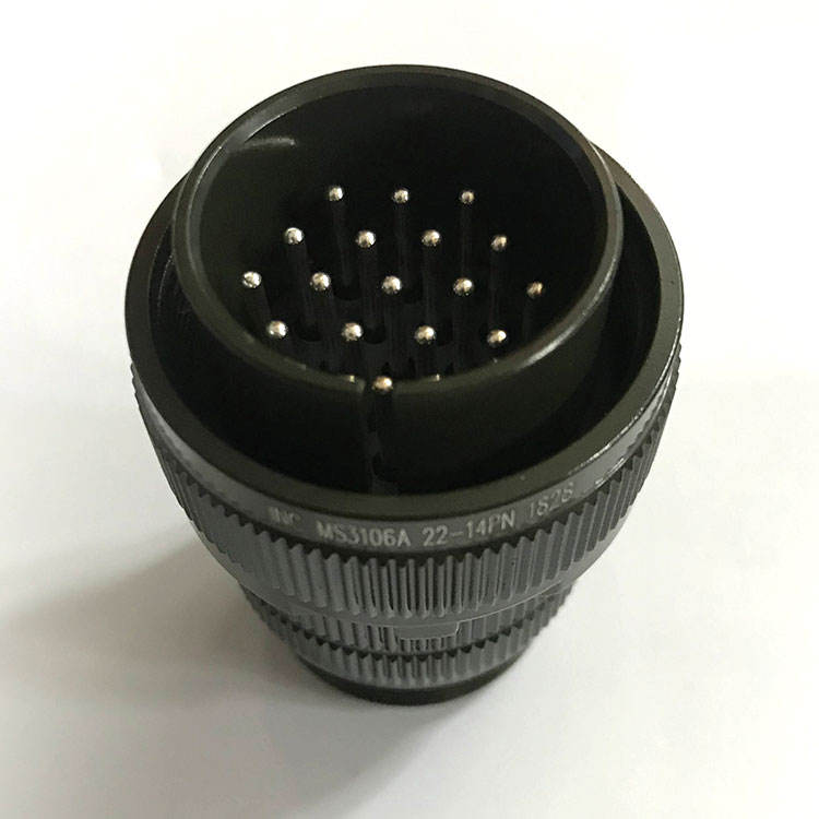 Разъём для подключения кабеля питания энкодера 22-14PN MS3106A